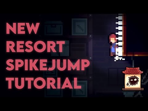 Celestial Resort Spikejump/Cornerkick Tutorial - Celeste Speedrun Tutorial