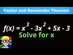 Factorise Cubic Equation Grade 12: Practice