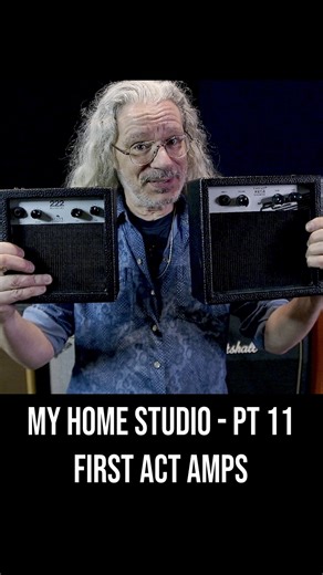 Billy Hume on Instagram: "My Home Studio - Part 11. I found these First Act amps in a thrift store and they have been some of the best amps I've found for grungy, nasty, heavy guitar sounds. To see the full studio tour video visit my YT channel - link in Profile. #firstact #firstactamp #guitaramps #guitaramplifiers #billyhume #freakingoutwithbillyhume #guitarsound #tinyamp #homestudio #homerecordingstudio #homestudiotour #studiotour #studiotours #musicproduction #musicproducer #audioengineering 