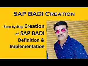 SAP BADI Creation Part 1