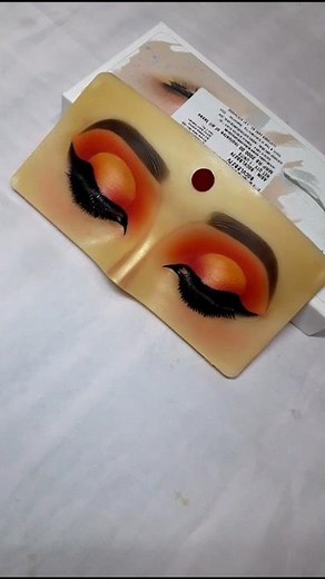 🧡💛sunset eyeshadow tutorial step by step #eyemakeup #bridal #shortsfeed