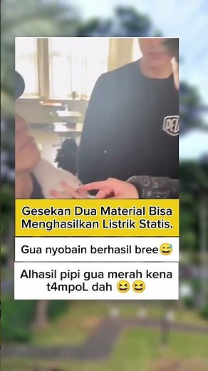Gesekan Dua Material Bisa Menghasilkan Listrik Statis
