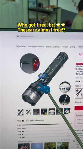 2-in-1 POWER BANK FLASHLI I'mGHT | Super Bright, USB Rechargeable, Zoomable | Camping, Emergency, Fishing #LaserFlashlight #TikTokMadeMeBuyIt #OutdoorEssential #CampingTools #FlashlightFinds #DealAlert #fyp #tiktok