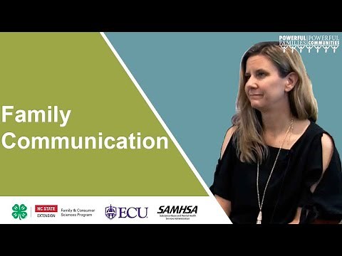 Webinar Series #1: Family Communication