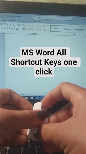 MS Word All Shortcut keys in One Click🎯🔥😱 #shorts #msword