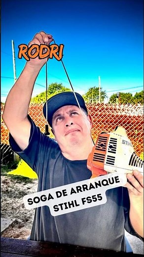 Soga de arranque Stihl FS55-Rodri Rodriguez #motoimplementos #motosierra #desmalezadora #tips