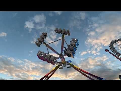 freak out funfair ride at hull fair 2024