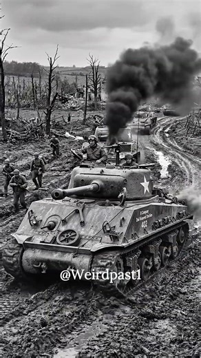 WWII Armored Reality: Tanks Advancing Under Their Own Power (Rare Footage)