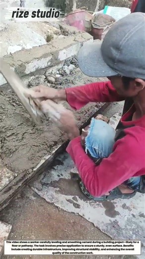 Worker Leveling Cement for Construction | Daily Original Content