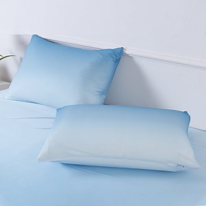ALANDA Gradient Cooling Pillow Cases, Arc-Chill Q-max＞0.5 Breathable Soft & Stretch Cooling Pillowcases with Zipper, 2 Pack 20"x26"