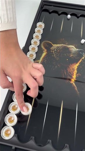 Detailed Bear Backgammon Set That's Too Good #craftsmanship #luxury