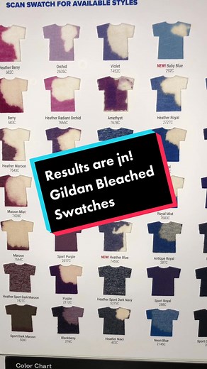 Gildan Bleached Swatches Results and Tips