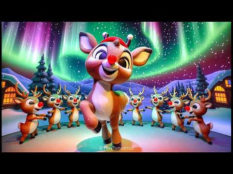 Reindeer Dance | Fun Christmas Song for Kids | TinyTunesHub