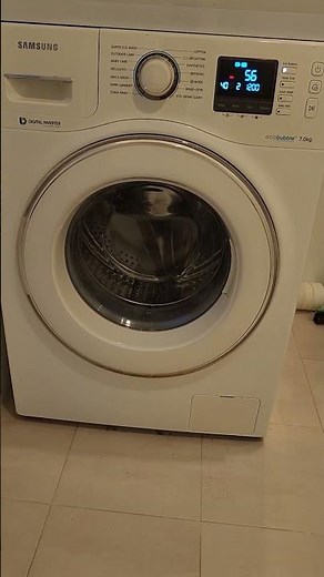 Demo of Samsung Eco bubble 7kg Washing Machine