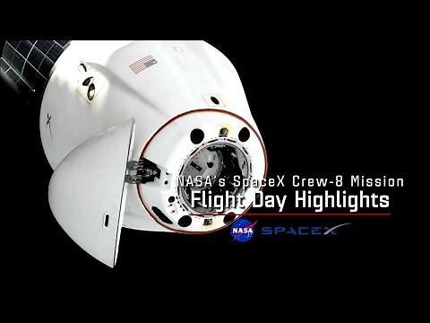 NASA's SpaceX Crew-8 Flight Day 3 Highlights