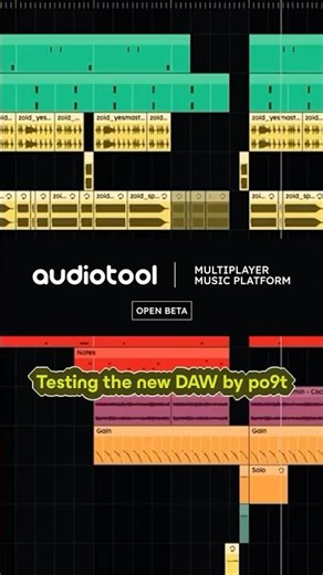 po9t jams in the new Audiotool Studio