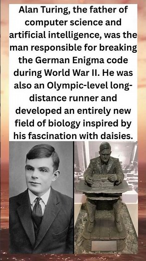 Alan Turing Was More Than a Codebreaker 😳🧠- Facts with Plank