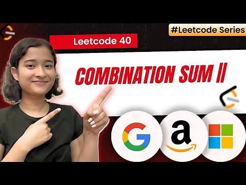 Combination Sum II | Leetcode 40 | Leetcode Daily challenge