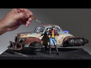 Making A Retro Future Hovercar AMT 1940 FORD COUPE | #scalemodel | #3dprinting | #diorama
