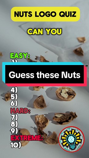 Can You Guess These Nuts by Their Picture? 🥜✨ #NutQuiz #HealthyEating #FoodTrivia #QuizChallenge #FYP