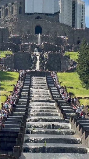 The Stunning Hercules Monument & Waterfalls | Kassel, Germany 🏛️✨ #travel #germanytourism