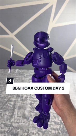 BITE BY NIGHT HOAX CUSTOM DAY 2 🔥 #hoax #bitebynight #roblox #fnaf #actionfigures
