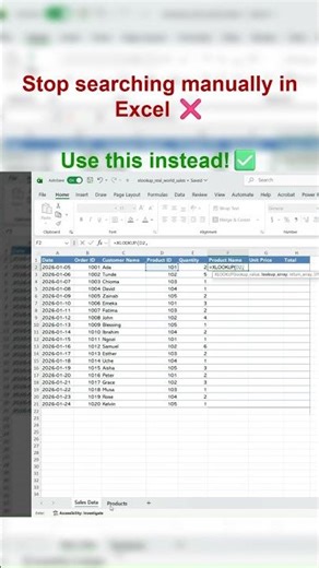 How to Use XLOOKUP in Excel (Find Data Instantly)