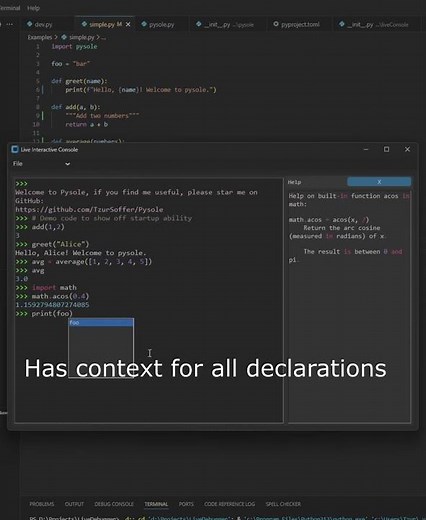 Pysole, an Interactive Live Console for debugging Python apps
