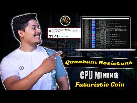 CPU Mining 🔥 - Mining QRL Coin Using A CPU 2026 💻 - Quantum Resistant Futuristic Coin 🚀