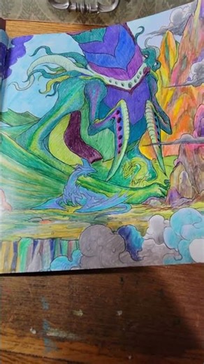 finished this page from kerby rosanes alien worlds