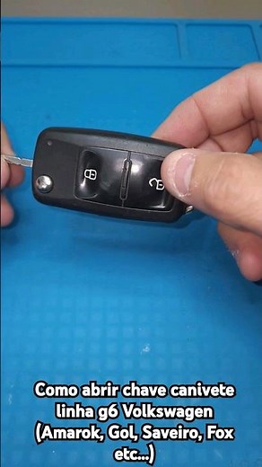 Como abrir chave canivete volkswagen
