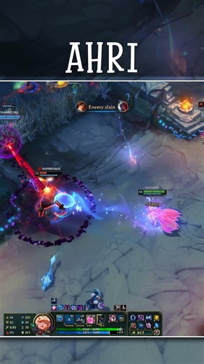 Cleanest Ahri Combo Ever 🔥 #shorts