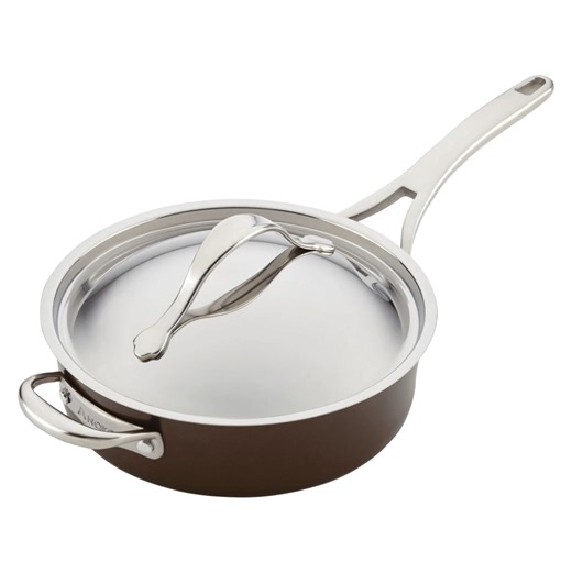 Anolon Nouvelle Luxe 11-Piece Copper and Hard Anodized Cookware Set