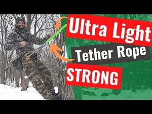 Tether Rope for Saddle Hunting. Light and Strong