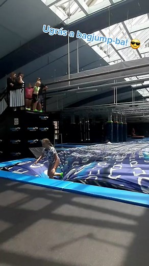 Indoor Trampoline Park Fun: Jumping and Flipping