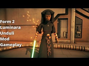 Star Wars Battlefront II - Form 2 Luminara Unduli Mod Gameplay