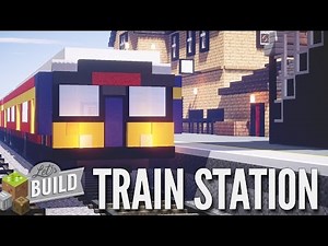 BRITISH TRAIN STATION IN MINECRAFT! - Build Showcase