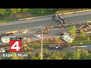 Westbound I-94 closed in Ann Arbor after crash