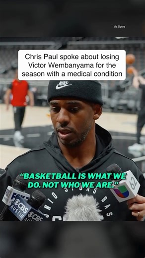 3.6K views · 25 reactions | CP3 on losing Victor Wembanyama for the season: “You can’t replace Vic” | CBS Sports NBA | Facebook