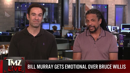 Bill Murray Chokes Up Sharing Bruce Willis Story from Early 'SNL' Days | TMZ Live