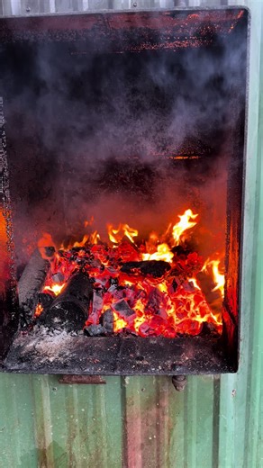 Love a good wood fire! #fyp #fireasmr #wintervibes #horsesandfriends #trailridersoftiktok