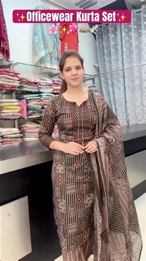 Officewear Kurta set for women✨🌸 |☎️7060550902 #youtubeshorts #trending #viral #officewearkurtaset