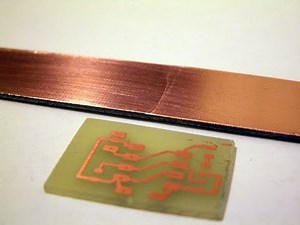 Waste free etching of printed circuit boards, plating up copper tracks