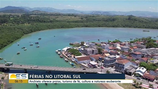 Anchieta tem praias, turismo de fé, cultura e natureza exuberante para curtir o ano todo