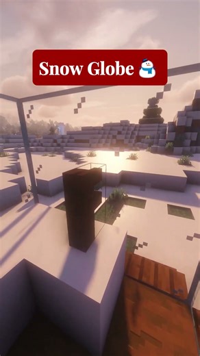 PERFECT Mini Snow Globe Design for Your Minecraft Base