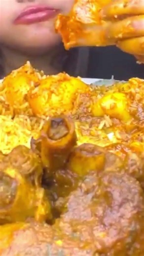 Ultimate ASMR Eating Mukbang 😱 Loud Eating Sounds | Chicken Biryani Feast