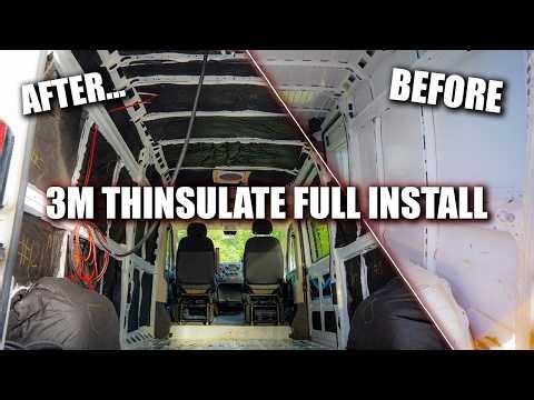 The BEST Van Insulation for a ProMaster Build | 3M Thinsulate Full Install