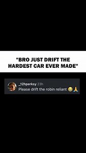 I have to drift this! . Rig by @racgting.official . drifting the reliant robin in Assetto corsa_drift | MindRoam