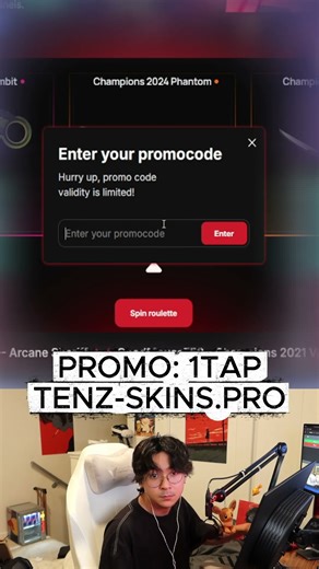 WHAT A SKIN! #shorts #valorant #tenz