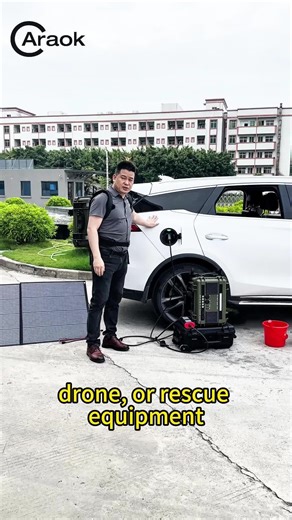 ZY-GQ200: The First Backpack EV Charger for Real-World Missions When seconds matter and mobility is key, ZYGQ200 delivers. this all-in-one solar-powered energy backpack fuses a 2048Wh battery, and EV charging in one military-grade shell. Whether you're powering an EV, drone, or rescue equipment, this unit goes where others can't. Dump a full bucket of water on it? It keeps running. Let's talk #BackpackChargers #EVChargers #MobileChargers #PortableChargers #BackpackEnergy #EnergyforRescue #EVChar